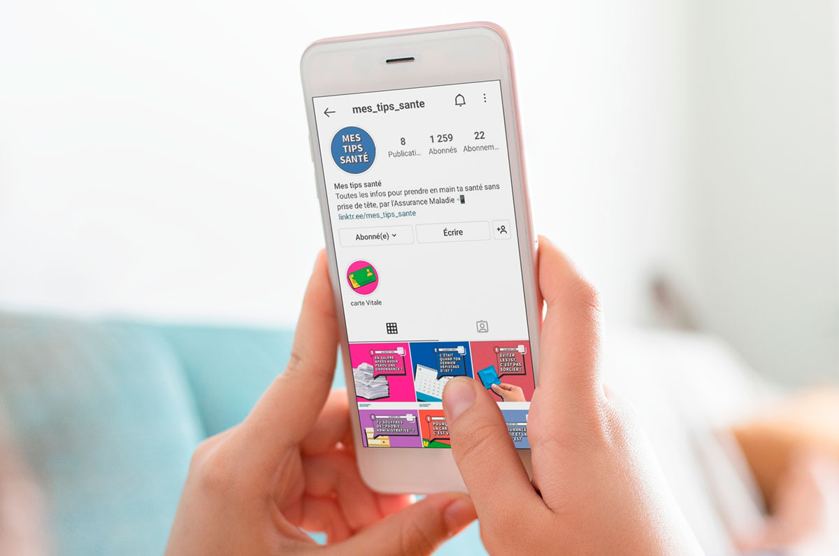 « Mes tips santé » : le nouveau compte Instagram de l’Assurance Maladie pour les jeunes 