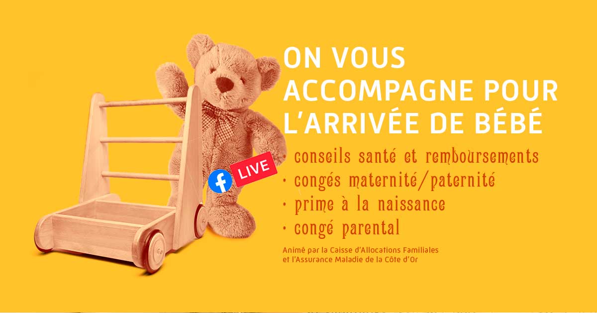 Jeudi 11 mai : un Facebook live spécial grossesse pour les futurs parents de Côte d’Or