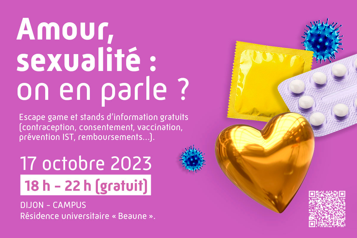 Santé des jeunes : une soirée de prévention sur la santé sexuelle le 17 octobre à Dijon