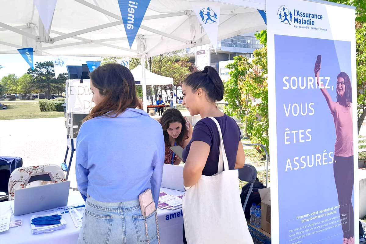 L’Assurance Maladie rencontre les étudiants pour leur rentrée à Dijon