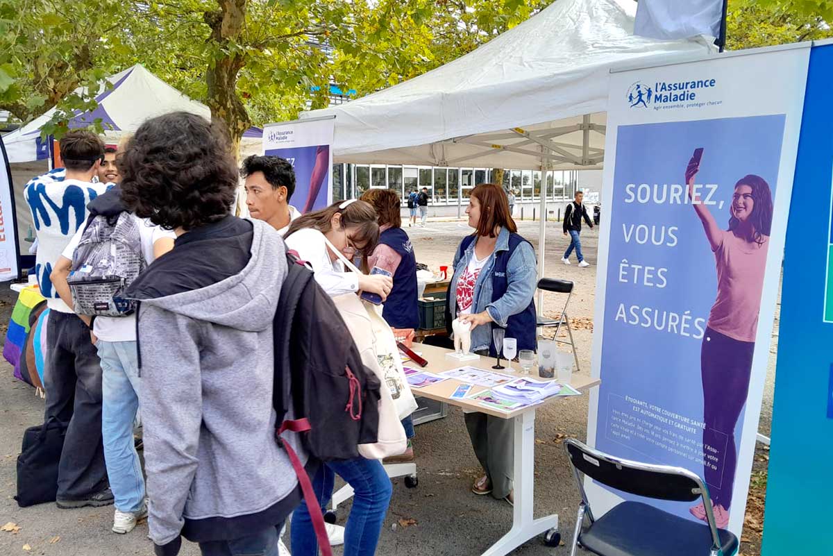 Rentrée étudiante : l’Assurance Maladie de la Côte-d’Or aux côtés des étudiants pour bien démarrer