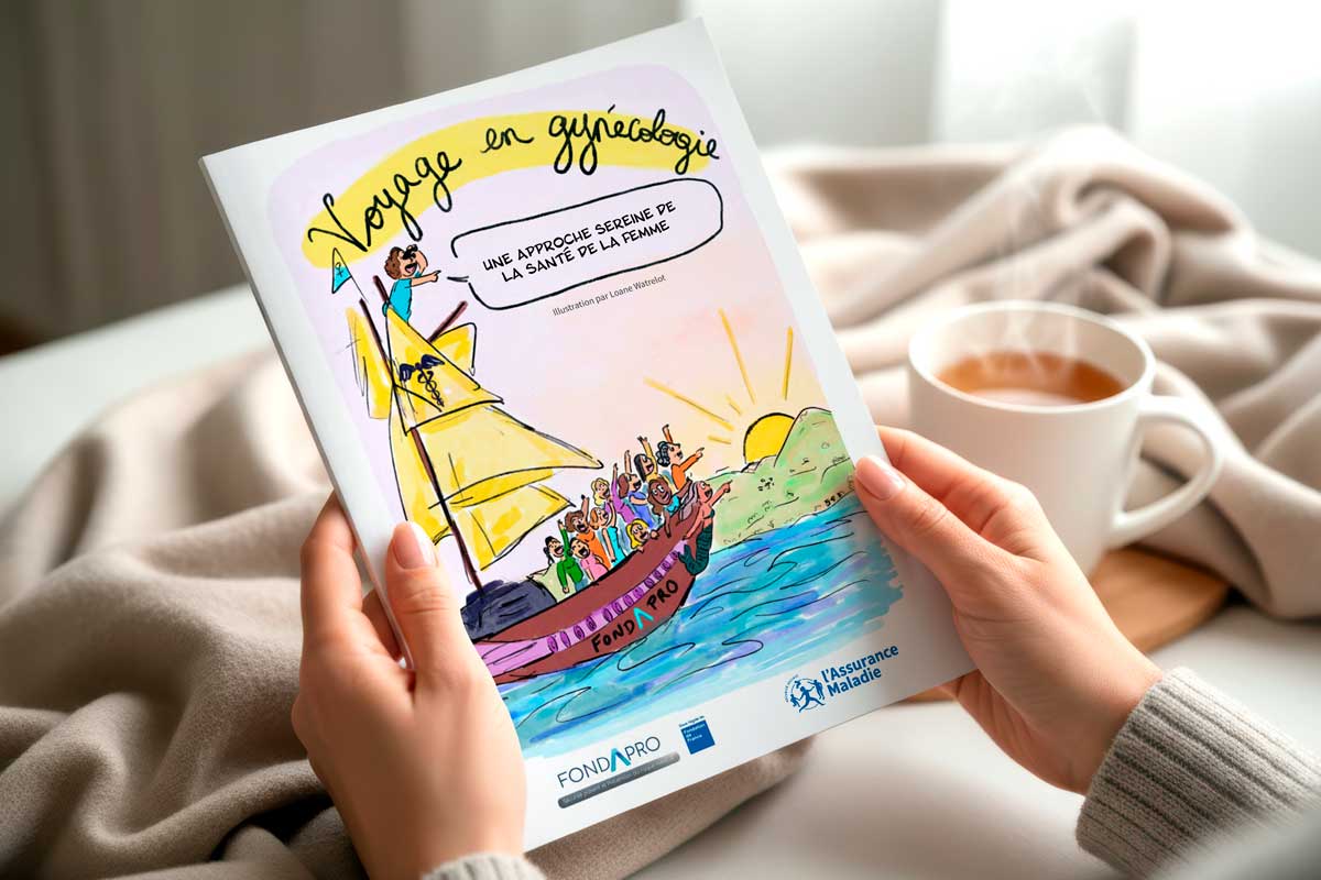 Une bande dessinée sur la santé gynécologique des femmes 