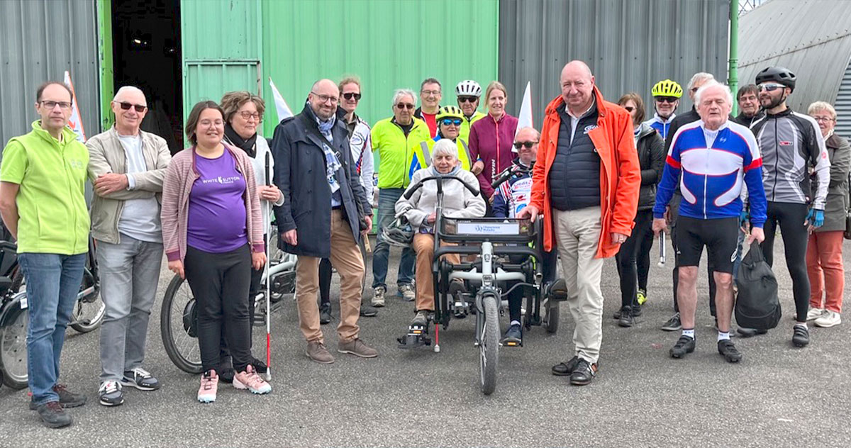 Inclusion et handicap : le Tandem club dijonnais acquiert un vélo adapté avec l'Assurance Maladie